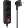 Galios juosta Libox 3 lizdai 3 m juodos (LB0081B-3)