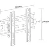 Libox Sienos laikiklis LB- 130 17 "- 42" '