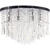 Lubinis šviestuvas Žibintas SPOT Light Kabinamosios lempos kabliukai. Šviesos Luxoria 8x40W G9 chromas / kristalai 9018828