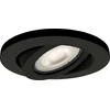 Light Prestige Įleidžiama lempos bazė juoda Light Prestige Oczko LP-440/1RS BK pasukama