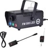 Light4Me FM 500 LED V2 - 500W smoke/fog machine with 3x1W RGB lighting effect