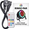 LIGHT4ME RINGO PAR scenos prožektorius su LED žiedu