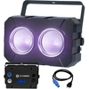 LIGHT4ME UV CANNON scenos apšvietimo efektas – UV prožektorius