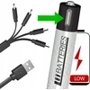 Liibateries LiiBaterijos LIIBATTERIES LI-ON BATERIJOS AAA tipo 4 vnt.