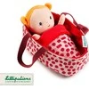 „Lilliputiens Baby in Basket“ su „Aghate“ drabužiais ir antklode