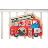Lilliputiens Raganosis Marius Firetruck medinė manipuliavimo lenta