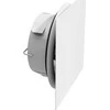 Lindab Oro skirstytuvo apdaila AIRY Ø125mm, kvadratinė, RAL9003