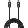 Thunderbolt Laidas - LINDY Thunderbolt 5 Laidas, 40Gbps, 100W PD, 1 m, Juodas