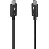 Thunderbolt Laidas - LINDY Thunderbolt 5 Laidas, 40Gbps, 100W PD, 1 m, Juodas