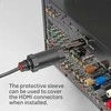 HDMI Laidas - LINDY Armuotas Šviesolaidinis Hibridinis HDMI 8K60 Laidas, 30 m, Juodas