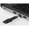Tinklo Priedas - LINDY RJ45 Prievado Blokatorius 10 vnt. + 1 Raktas, ABS Juodas