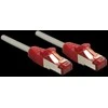 Tinklo Kabelis - LINDY CrossOver Cat.6 S/FTP Tinklo Kabelis, RJ45, M/M, 250MHz, 27AWG, 15 m, Pilkas