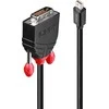 DisplayPort Adapteris - LINDY Mini DisplayPort į DVI Adapteris, 1920x1200@60Hz, 2 m, Juodas