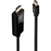 Lindy Mini DisplayPort - HDMI 10.2G 3m juodas 4K UHD 30Hz