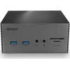 Lindy DST-Pro 101 doko stotelė su USB ir kortelių skaitytuvu
