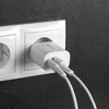 Įkroviklis - LINDY USB Type A ir C Įkroviklis, 100-240VAC, 20W, Baltas