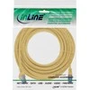 Lindy InLine® tinklo kabelis, Cat.6A, S/FTP, TPE (LSZH), CCA, geltonas, 5 m