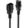 Maitinimo Prailginimo Laidas - LINDY C14 į C13 Maitinimo Prailginimo Laidas, 1 m, Juodas