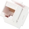 Lindy Lindy 60743 Keystone lizdas (modulinė jungtis) CAT6 RJ45, balta