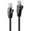 Lindy Lindy 88085 Tinklo kabelis (laidas) CAT6 U / UTP, juodas - 30m