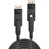 DisplayPort Kabelis - LINDY Šviesolaidinis Hibridinis Mini DisplayPort 1.4 Kabelis, 7680x4320@60Hz, 70 m, Juodas