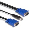 Kabelis USB Lindy USB-A - USB-A 2 m Juodas (32186)