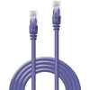 Tinklo Kabelis - LINDY Cat.6 U/UTP Tinklo Kabelis, RJ45, M/M, 250MHz, 5 m, Purpurinis