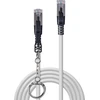 Tinklo Kabelis - LINDY Cat.6A S/FTP LSZH Tinklo Apsaugos Kabelis, RJ45, M/M, 500MHz, 15 m, Pilkas