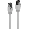 Tinklo Kabelis - LINDY Cat.8.1 S/FTP LSZH Tinklo Kabelis, RJ45, M/M, 2000MHz, 26AWG, 2 m, Pilkas