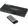 Lindy HDMI Komutatorius - 4x4 4K UHD 30Hz, HDMI 1.4a, EDID Valdymas