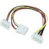 Lindy Molex – Molex x2, 0,25 m, daugiaspalvis (33126)