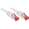 Tinklo Kabelis - LINDY Cat.6 S/FTP Kabelis, RJ45, M/M, 250MHz, 27AWG, 10 m, Baltas