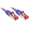 Tinklo Kabelis - LINDY Cat.6 S/FTP Tinklo Kabelis, RJ45, M/M, 250MHz, 27AWG, 10 m, Purpurinis
