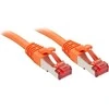 Tinklo Kabelis - LINDY Cat.6 S/FTP Tinklo Kabelis, RJ45, M/M, 250MHz, 27AWG, 10 m, Oranžinis