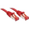 Tinklo Kabelis - LINDY Cat.6 S/FTP Tinklo Kabelis, RJ45, M/M, 250MHz, 27AWG, 10 m, Raudonas