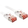Tinklo Kabelis - LINDY Cat.6 U/FTP Plokščias Tinklo Kabelis, RJ45, M/M, 250MHz, 32AWG, 5 m, Baltas