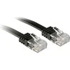 Lindy RJ45, 3m, plokščia, juoda (47523)