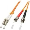 Lindy Pluoštinis Laidas - LC/ST OM2 50/125µm Multimode 3m LS0H