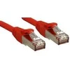 Tinklo Kabelis - LINDY Cat.6 S/FTP LSZH Tinklo Kabelis, RJ45, M/M, 250MHz, 26AWG, 0.3 m, Raudonas