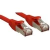 Tinklo Kabelis - LINDY Cat.6 S/FTP LSZH Tinklo Kabelis, RJ45, M/M, 250MHz, 26AWG, 1 m, Raudonas