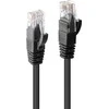 Tinklo Kabelis - LINDY Cat.6 U/UTP Tinklo Kabelis, RJ45, M/M, 250MHz, 10 m, Juodas