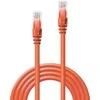 Tinklo Kabelis - LINDY Cat.6 U/UTP Tinklo Kabelis, RJ45, M/M, 250MHz, 1 m, Oranžinė