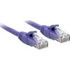 Tinklo Kabelis - LINDY Cat.6 U/UTP Tinklo Kabelis, RJ45, M/M, 250MHz, 7.5 m, Purpurinis