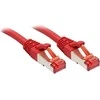 Tinklo Kabelis - LINDY Cat.6 S/FTP Tinklo Kabelis, RJ45, M/M, 250MHz, 27AWG, 1.5 m, Raudonas