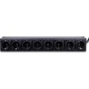 Maitinimo Blokas - LINDY 1.5U 8 Schuko lizdai, PDU, 3500W, 250VAC, 16A, Horizontalus Stovas, Juodas