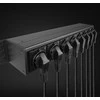 Maitinimo Blokas - LINDY 1.5U 8 Schuko lizdai, PDU, 3500W, 250VAC, 16A, Horizontalus Stovas, Juodas