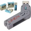 USB Prievado Blokatorius - LINDY USB Type A Prievado Blokatorius, 4 vnt. Mėlynas, su Raktu