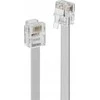 Tinklo Kabelis - LINDY RJ12 Tinklo Kabelis 6P6C, M/M, 5 m, Pilkas