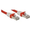 Tinklo Kabelis - LINDY Cat.6A S/FTP LSZH Tinklo Kabelis, RJ45, M/M, 500MHz, 26AWG, 0.3 m, Raudonas