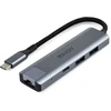 USB šakotuvas - LINDY USB 3.2 Gen 2 Type C šakotuvas, 3 priedai ir gigabito eternetas